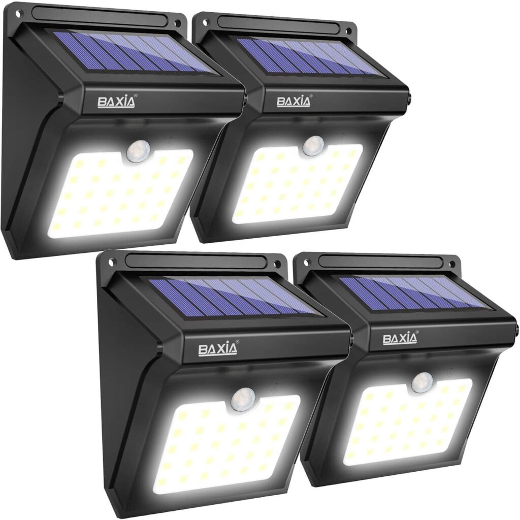  BAXIA Solar Outdoor Security Lights