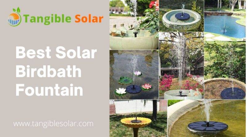 Best Solar Birdbath Fountain