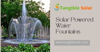 Solar Powered Water Fountains