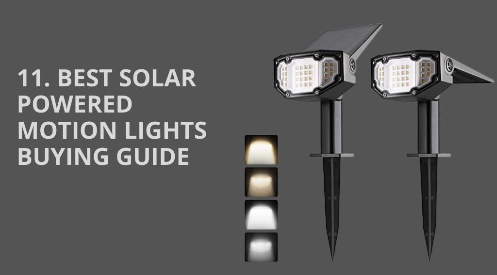 Solar Powered security lights with Motion Sensor