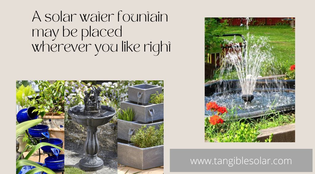 best solar water fountain