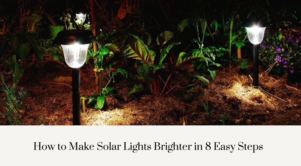 How to Make Solar Lights Brighter in 8 Easy Steps