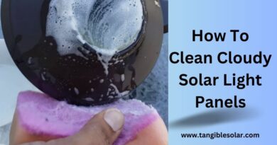 How To Clean Cloudy Solar Light Panels