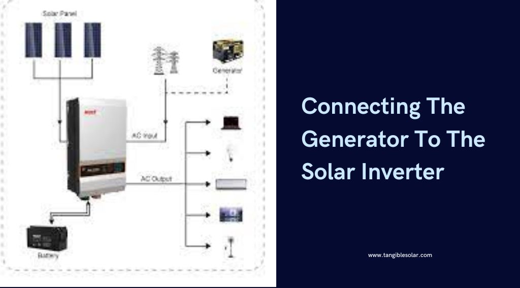 Connecting The Generator To The Solar Inverter