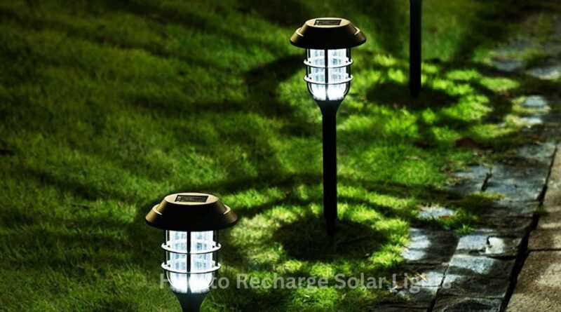How to Recharge Solar Lights