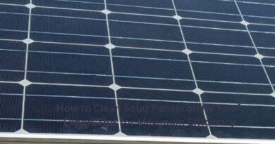 How to Clean Solar Panels on RV Roof