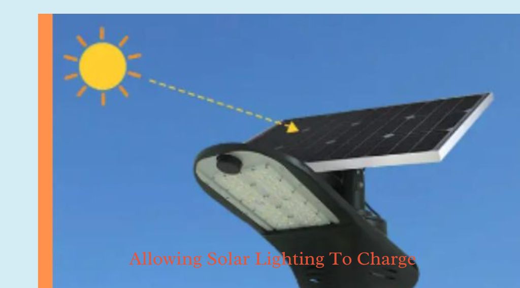 Allowing Solar Lighting To Charge